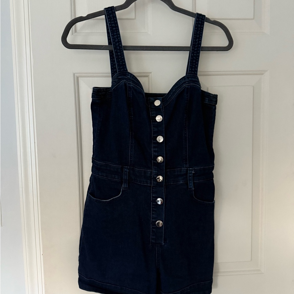 Stylish Denim Romper